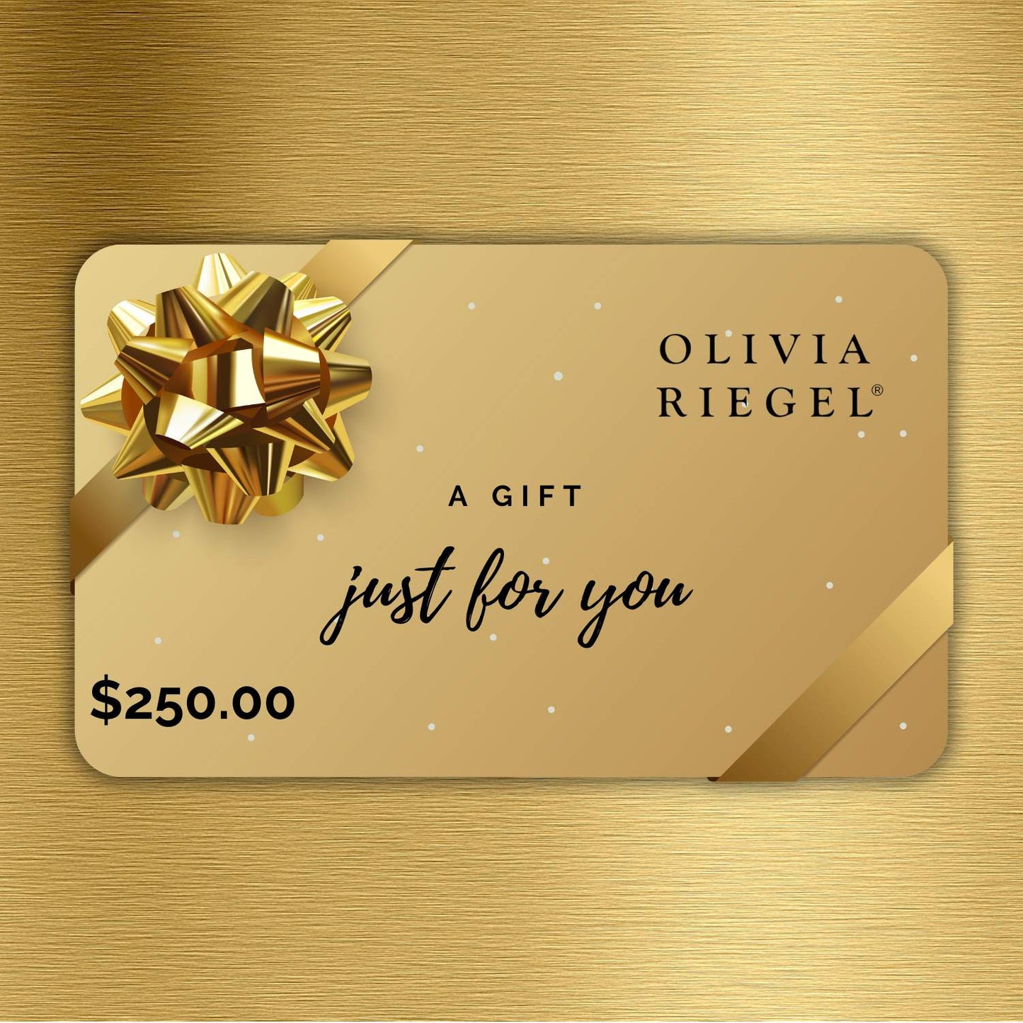 The RIEGEL E-Gift Card - OLIVIA RIEGEL®