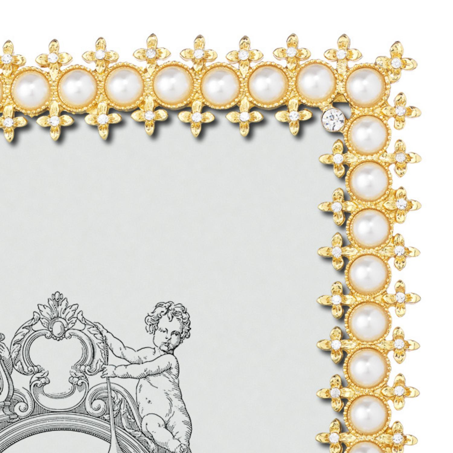 Olivia Riegel MORA オーストリアンクリスタルシルバーピューター4x6フレーム(r) - 4x6並行輸入 Everleigh Skull Box