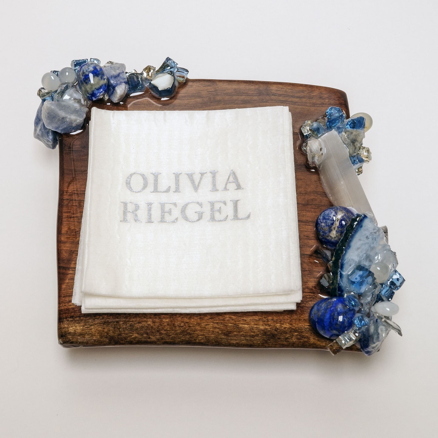 Azure Cocktail Napkin Holder - OLIVIA RIEGEL®