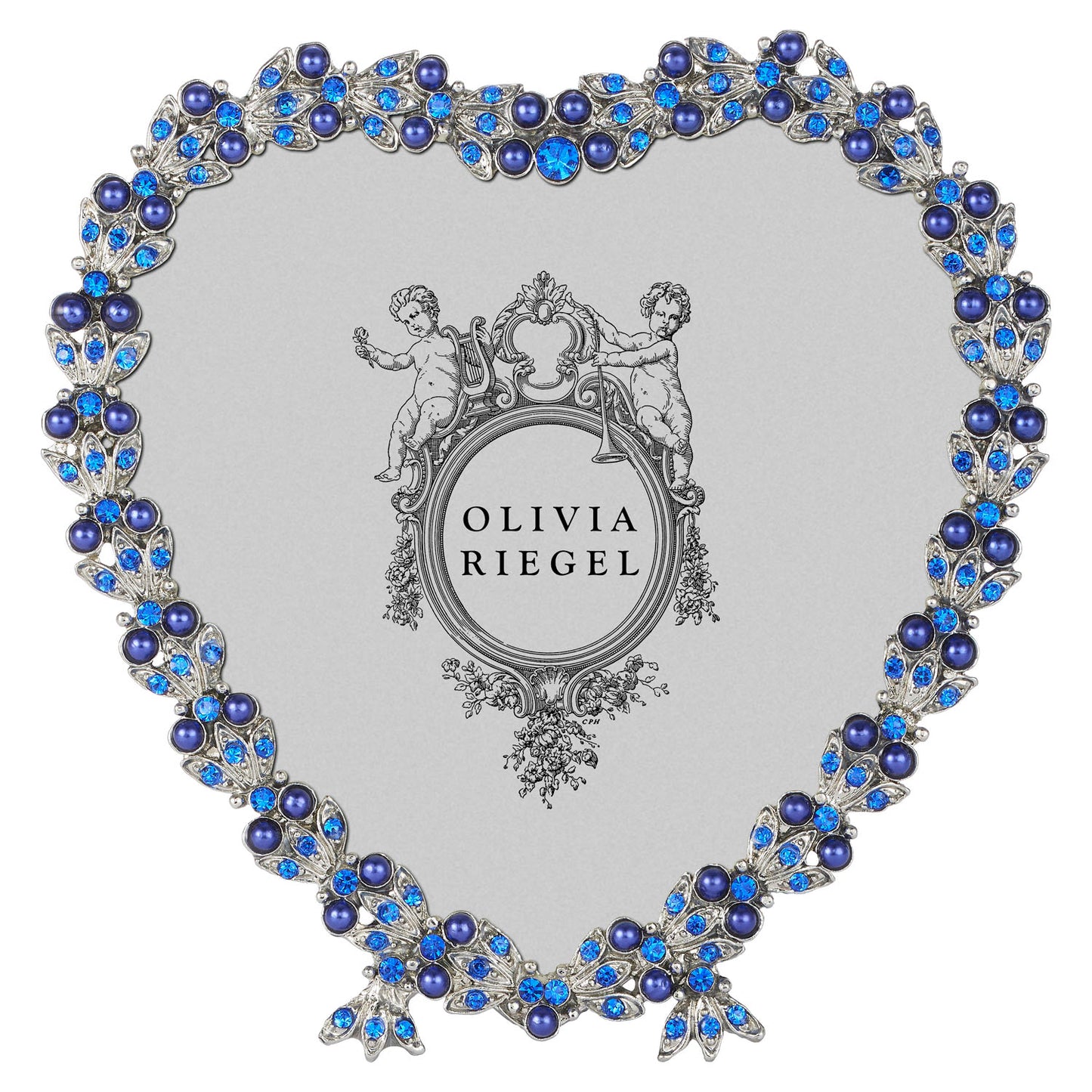 Contessa Heart Sapphire 3.5" Frame - OLIVIA RIEGEL®