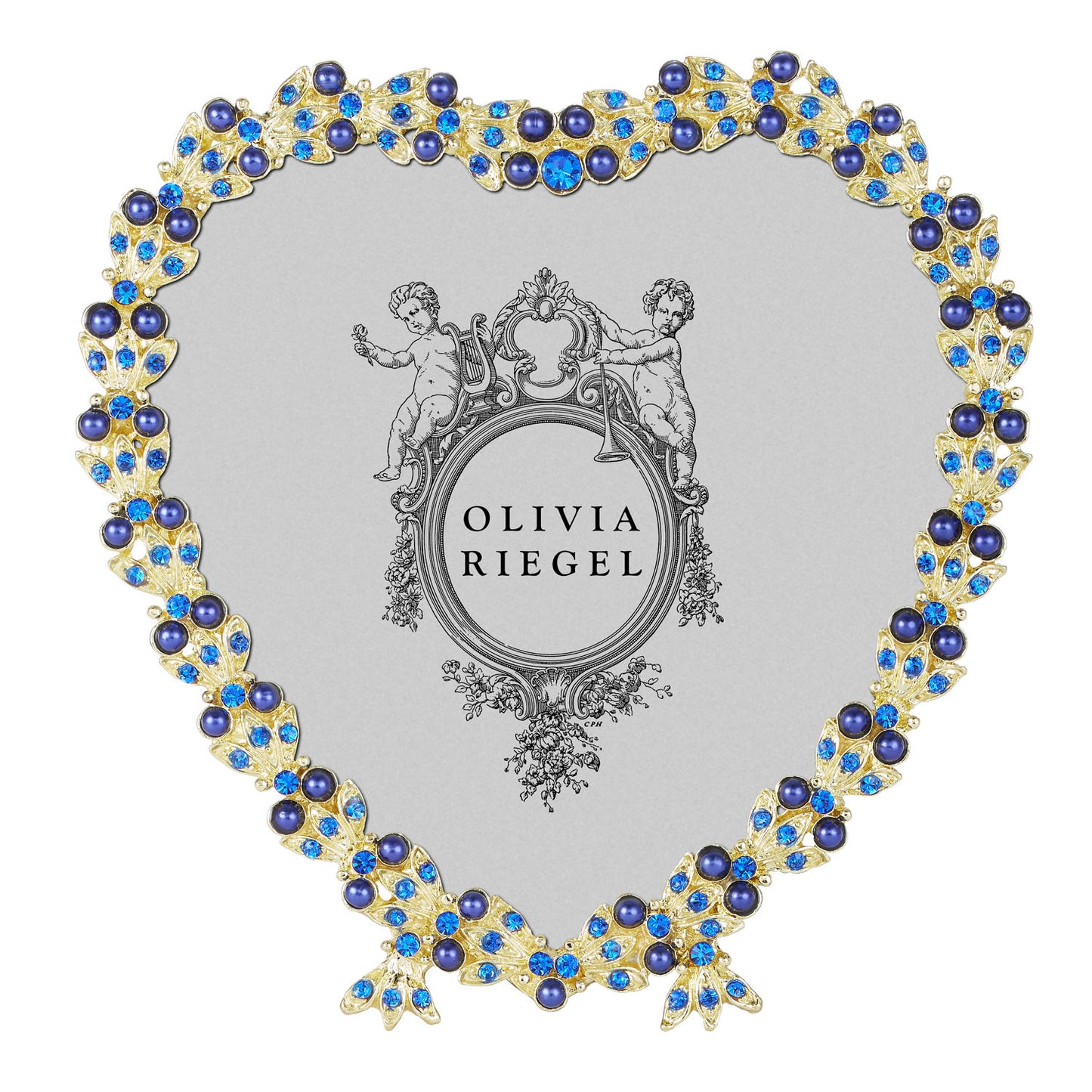 Contessa Heart Sapphire 3.5" Frame - OLIVIA RIEGEL®