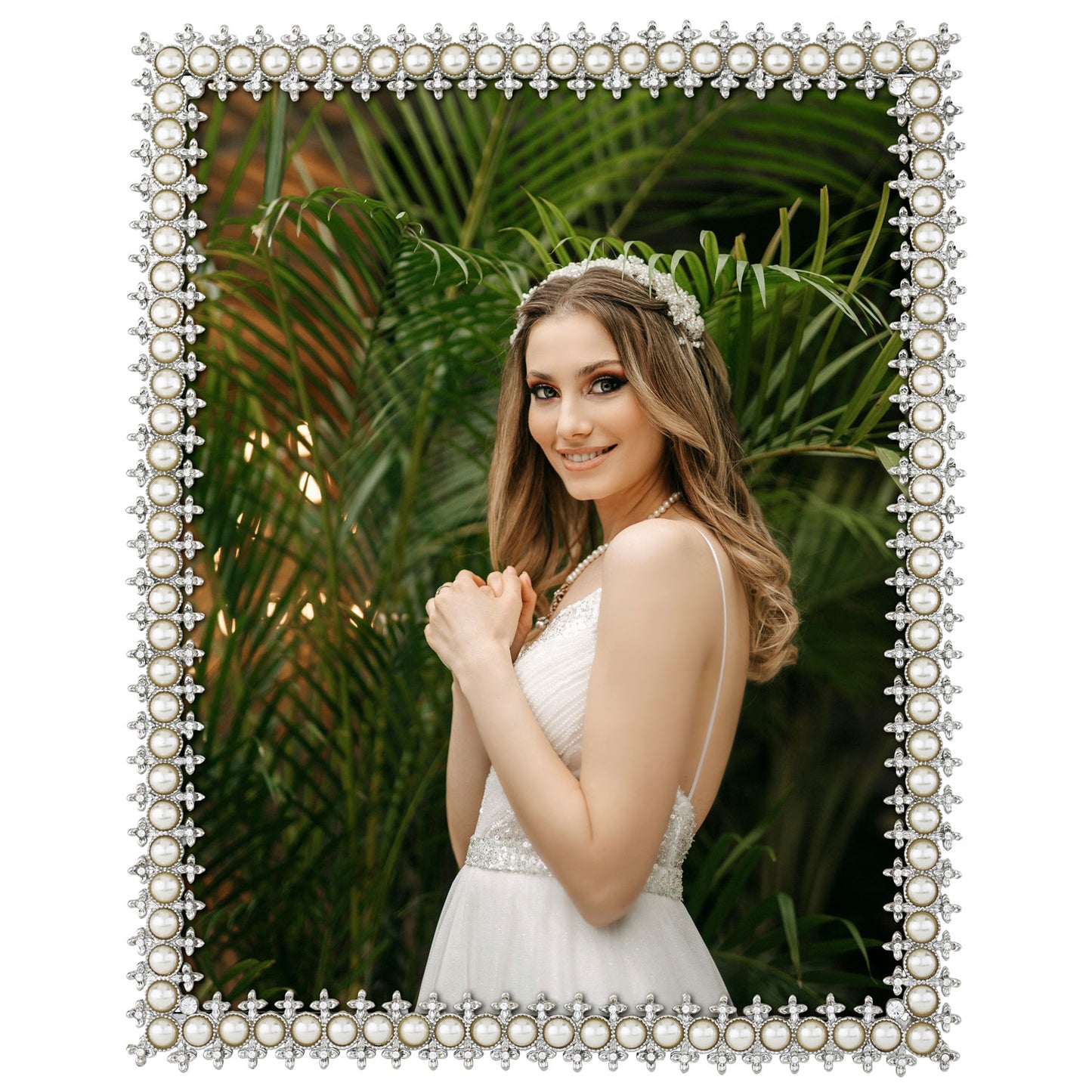 Crystal & Pearl Frame - OLIVIA RIEGEL®