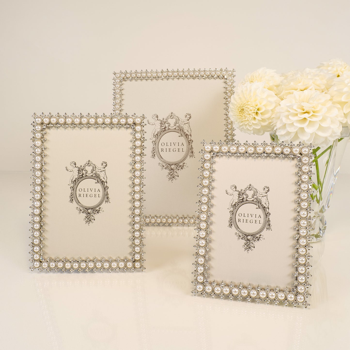 Crystal & Pearl Frame - OLIVIA RIEGEL®
