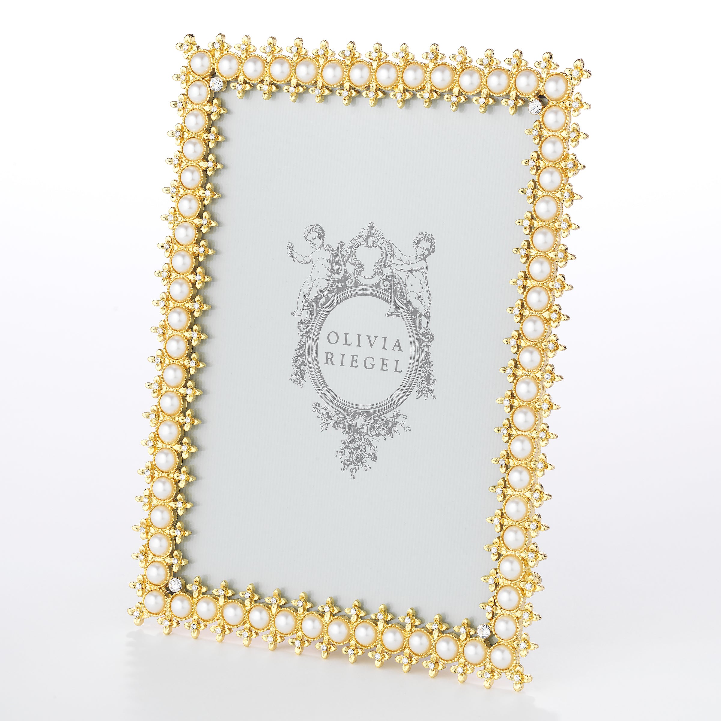 Crystal & Pearl Picture Frame | OLIVIA RIEGEL®