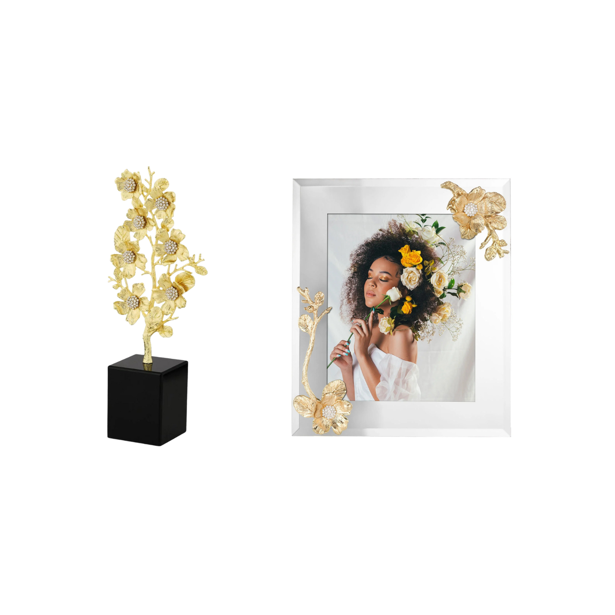 Botanica Sculpture with matching 8 by 10 Botanica frame.