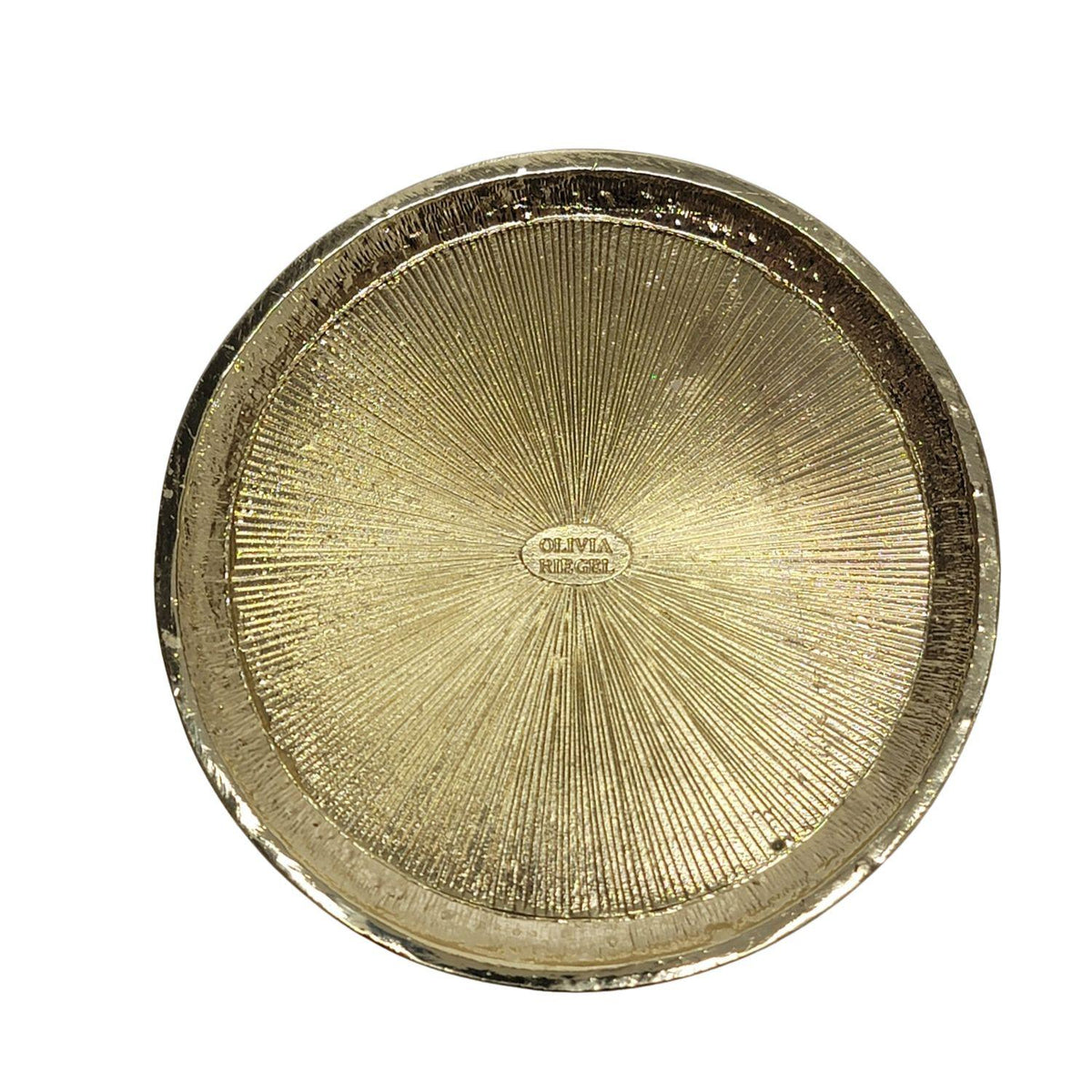Gold textured bottom of Diana Crown Wine Coaster/Candle Holder