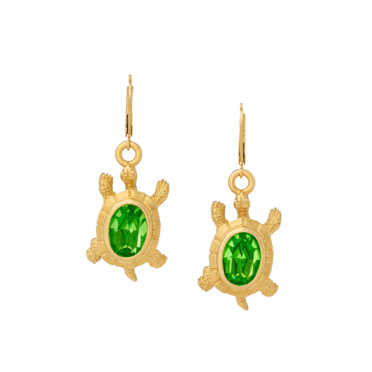 Turtle Drop Earrings - OLIVIA RIEGEL®