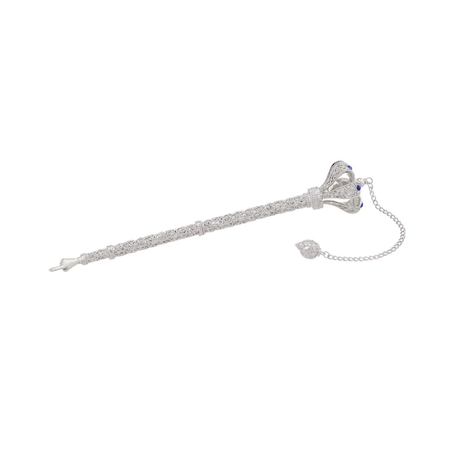 Torah Pointer with Sapphire Crystals | Yad - OLIVIA RIEGEL®