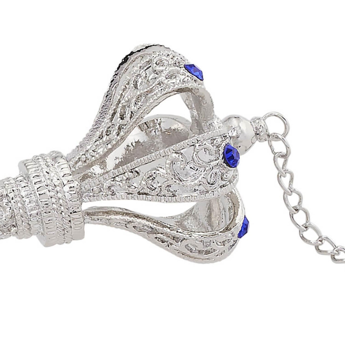 Torah Pointer with Sapphire Crystals | Yad - OLIVIA RIEGEL®