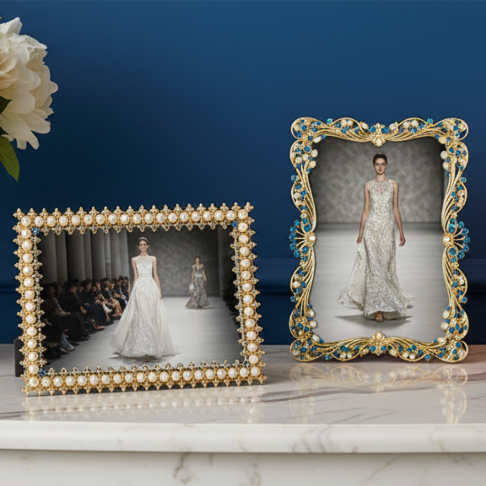 Crystal & Pearl Picture Frame | OLIVIA RIEGEL® Crystal & Pearl Picture Frame | OLIVIA RIEGEL®