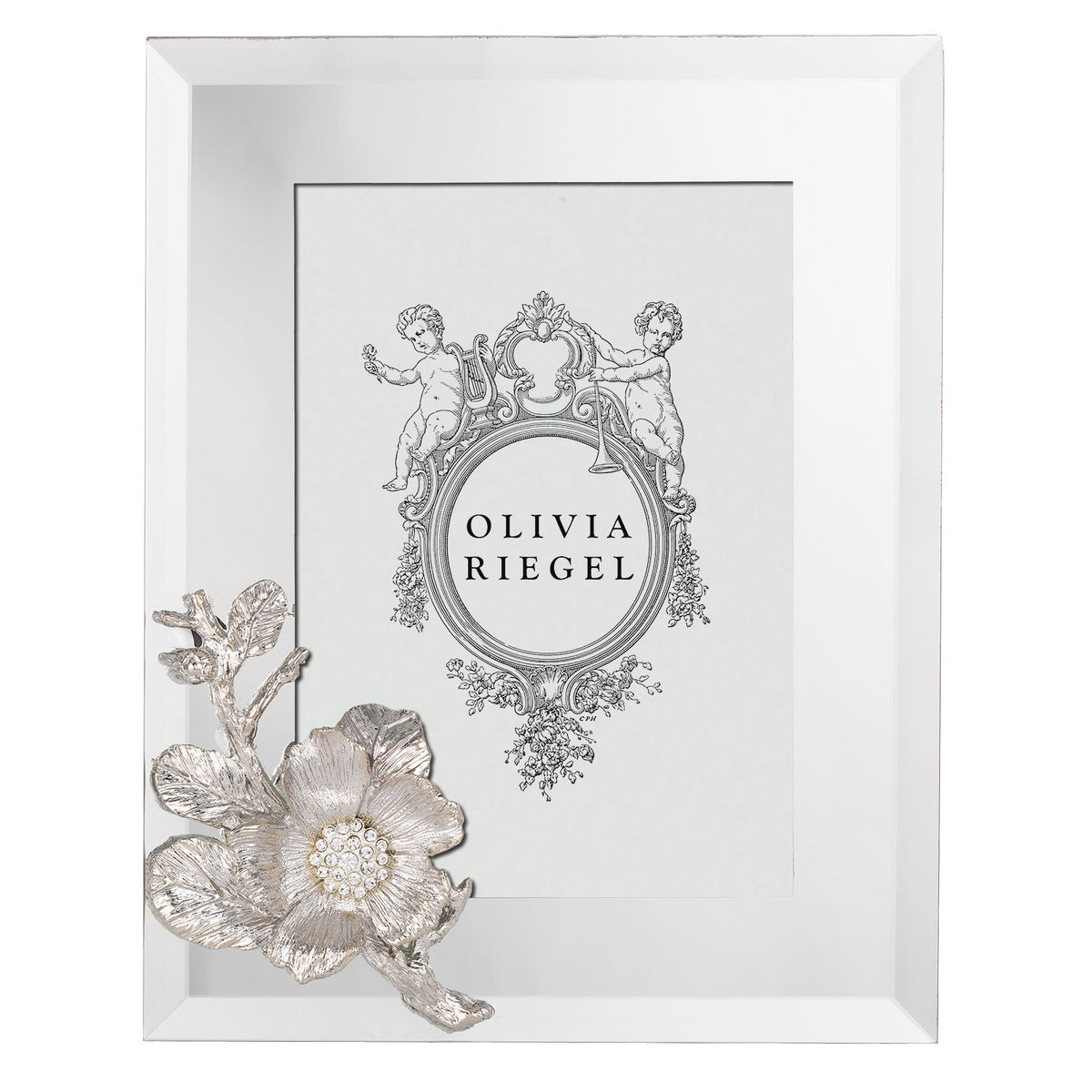 Silver Botanica 5 by 7 Frame 