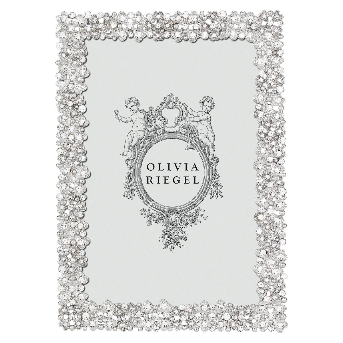 Silver Evie 4 by 6 Frame