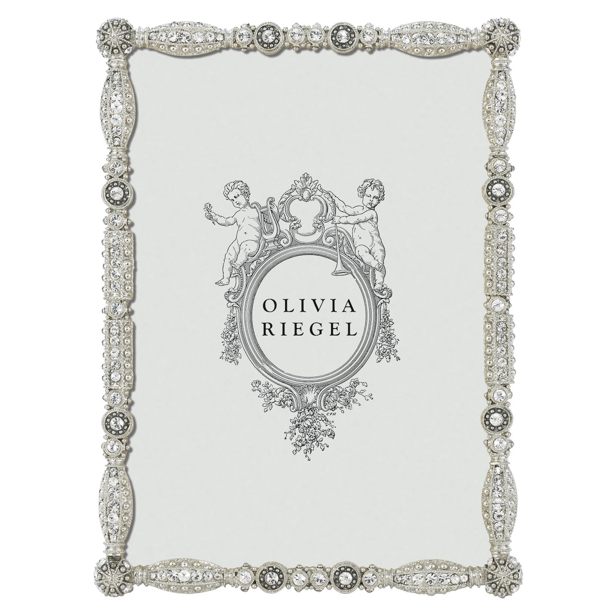 Silver Asbury 5 by 7 Picture Frame