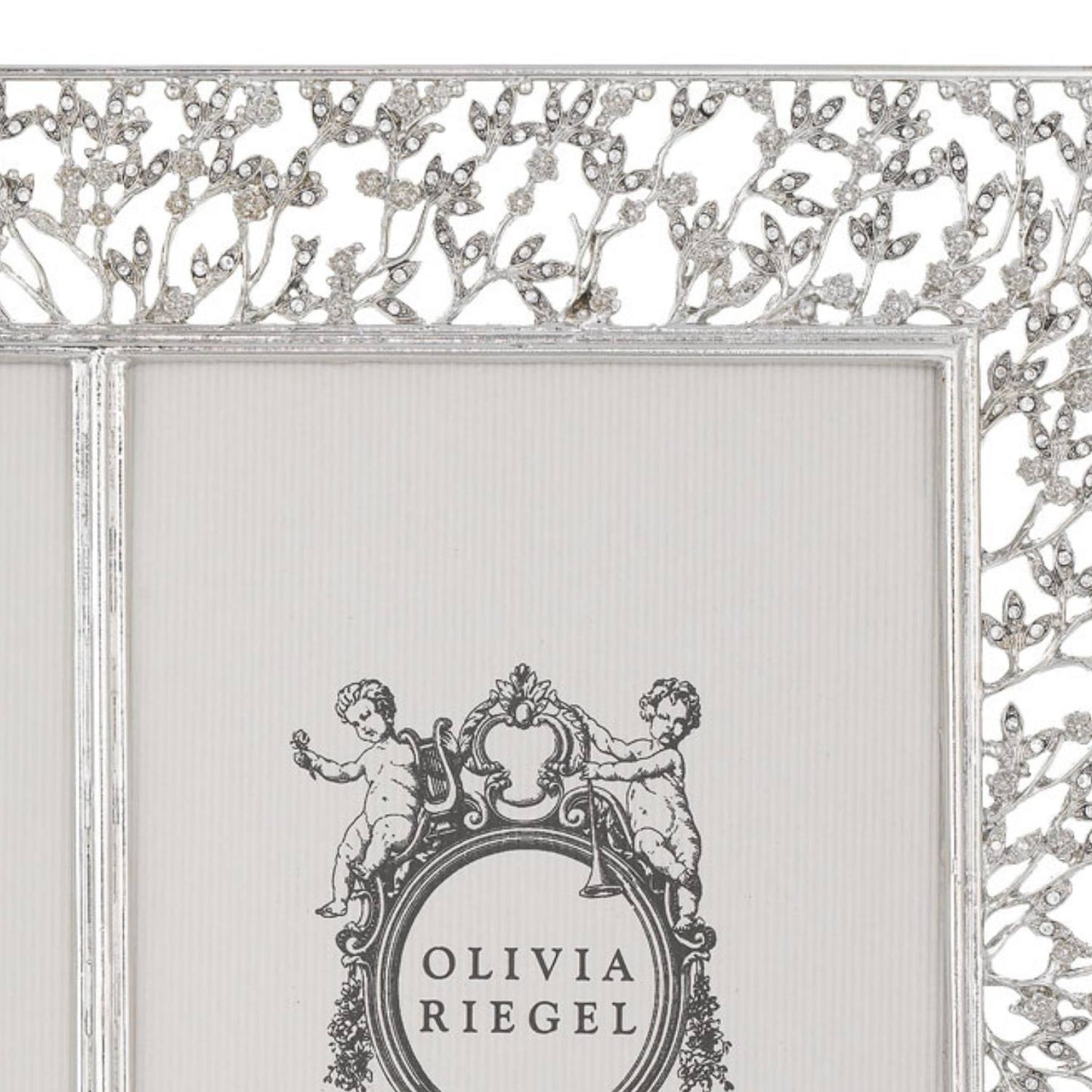Isadora 4" x 6" Double Picture Frame (Silver) - OLIVIA RIEGEL®