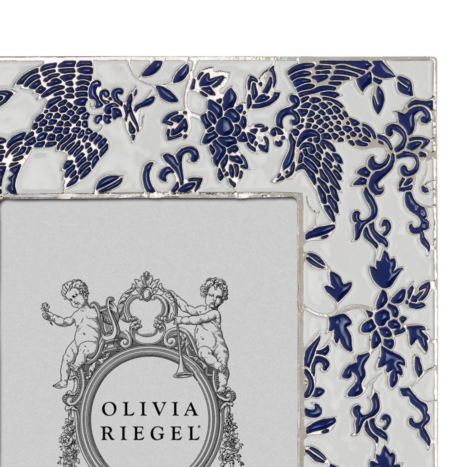Blue & White Imperial Phoenix Picture Frame | OLIVIA RIEGEL®