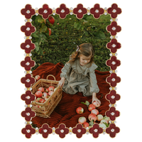 Gold Enamel Clover Picture Frame - OLIVIA RIEGEL®