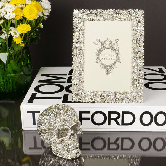 Everleigh Skull Box - Silver - OLIVIA RIEGEL®