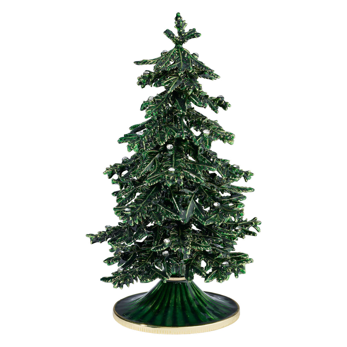 Medium Green Enamel Tree