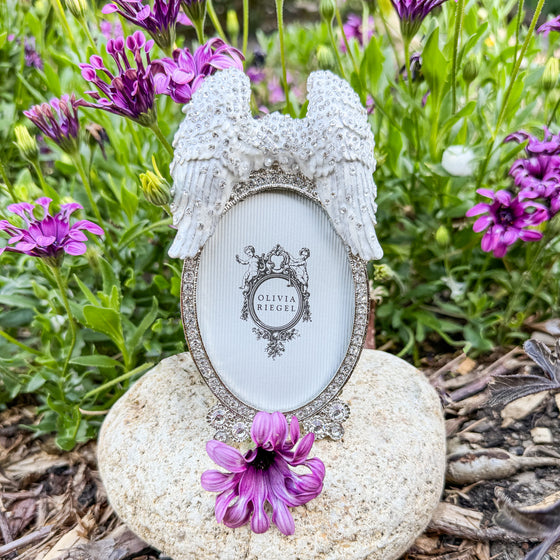 Angel Wings 2.5" x 3.5" Picture Frame - OLIVIA RIEGEL®