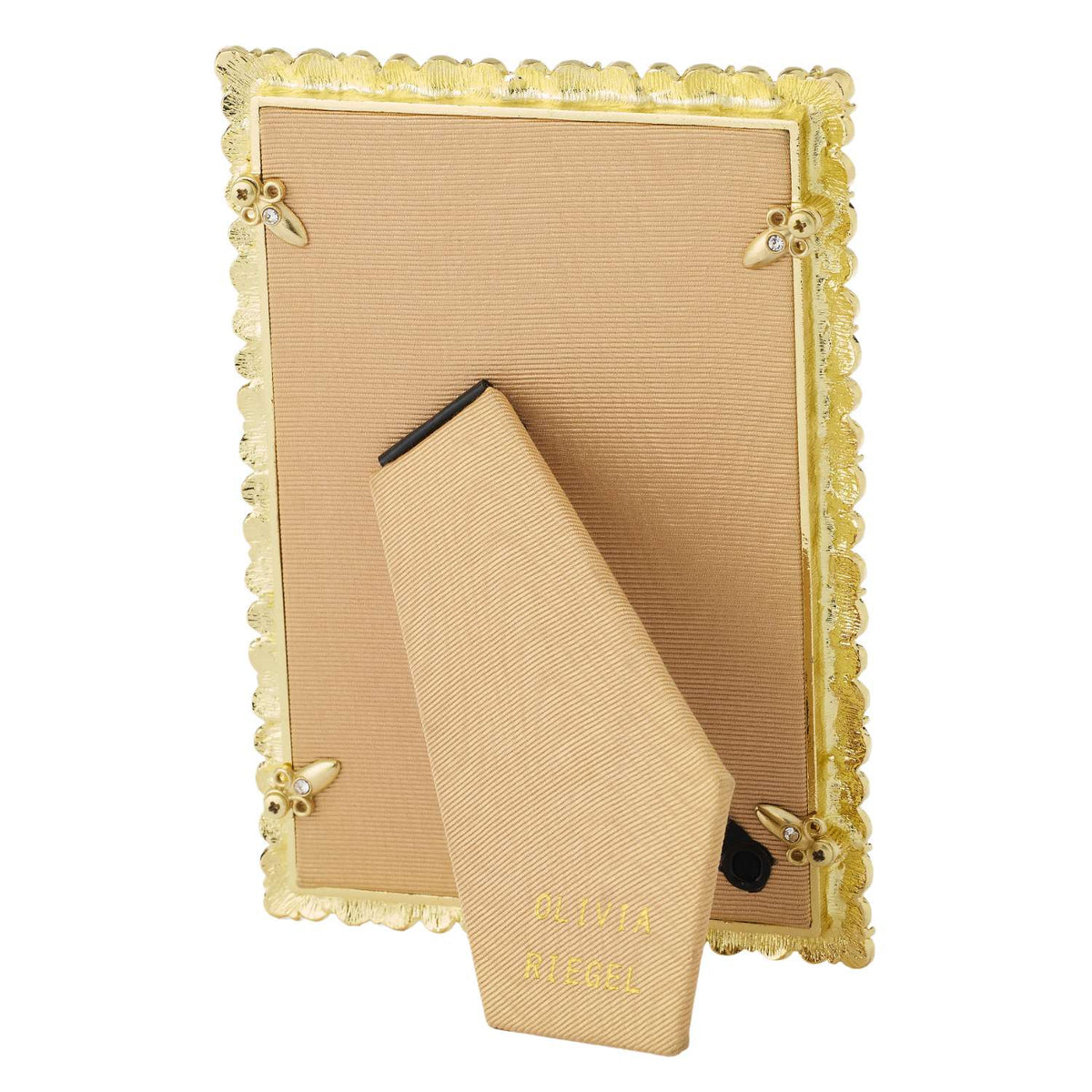 Tan silk back of Palm Caravelle Frame
