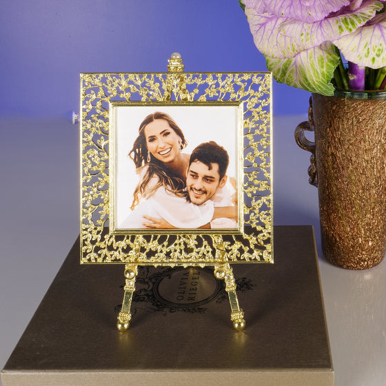 Isadora 4" x 4" Frame on Easel - OLIVIA RIEGEL®