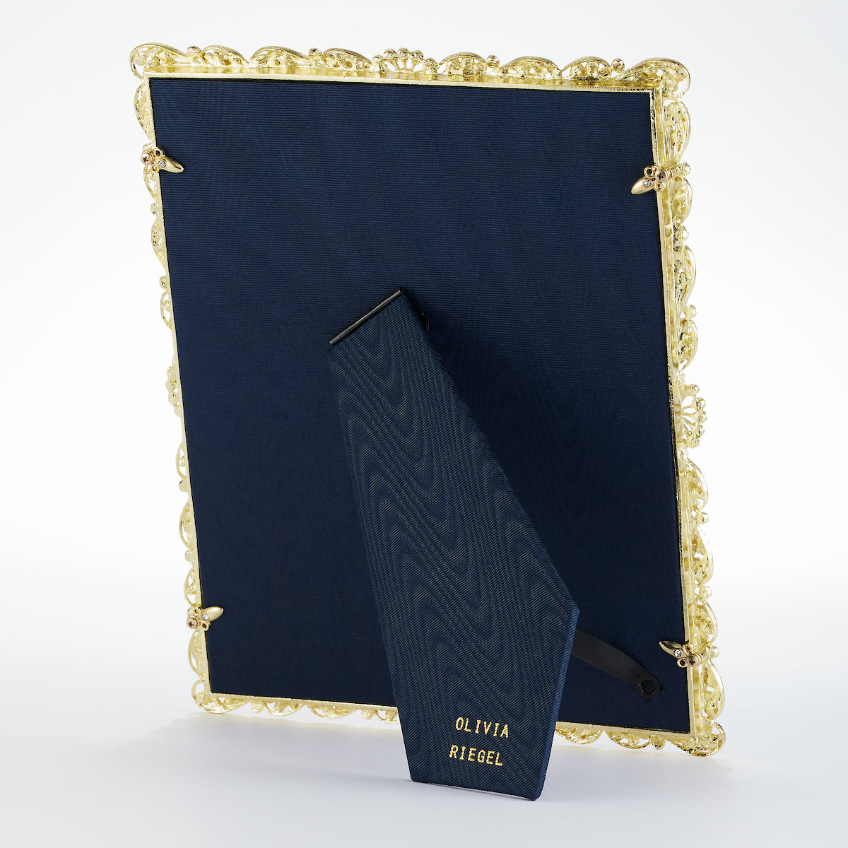 Dark blue back for Audrey Capri Frame