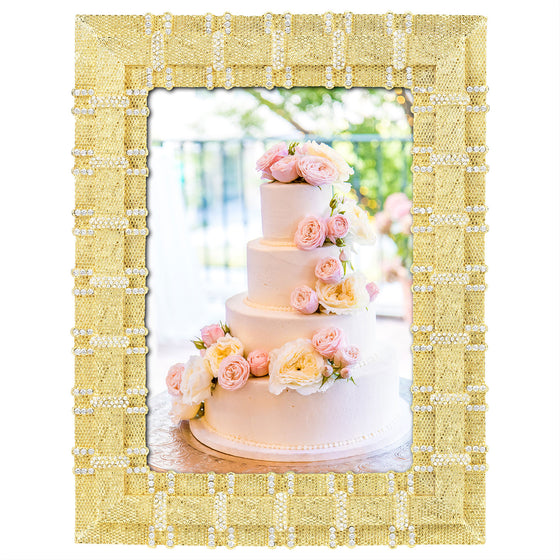 Gold Carlyle 5" x 7" Frame - OLIVIA RIEGEL®