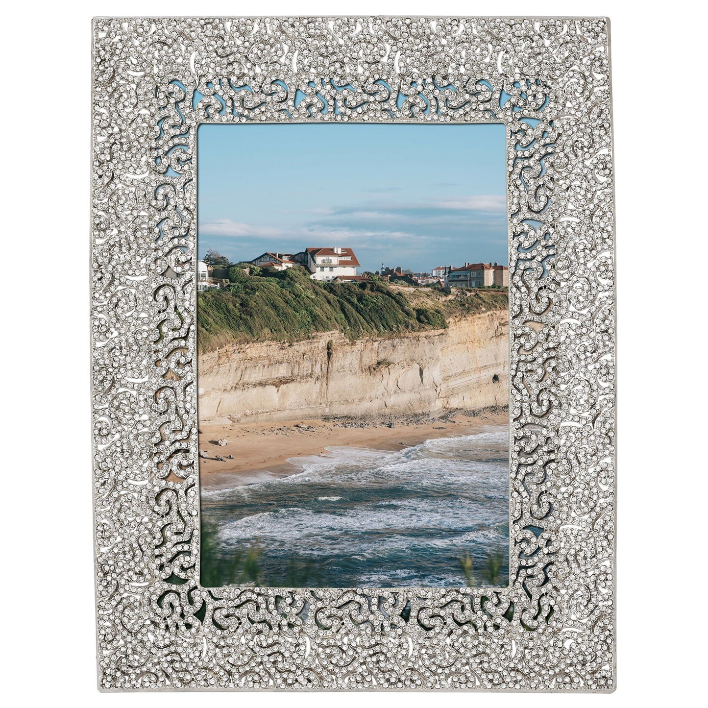 Silver Biarritz 5"  by  7" Frame.