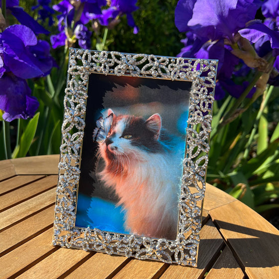 Papillon with Crystals 4" x 6" Frame - OLIVIA RIEGEL®