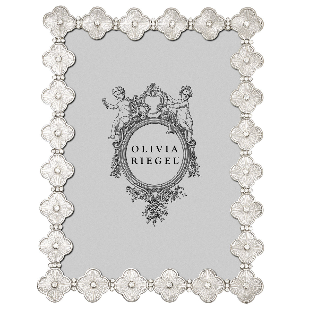 Silver Clover 5 by 7 Frame