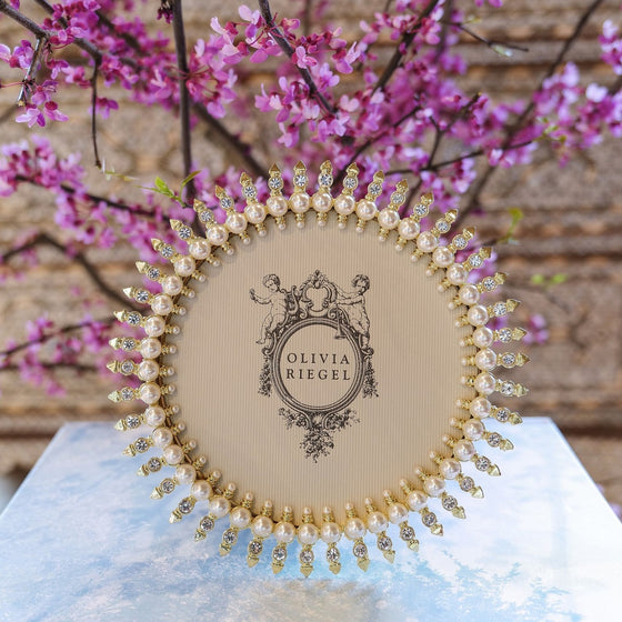 Pearl Jubilee 5" Round Frame - OLIVIA RIEGEL®