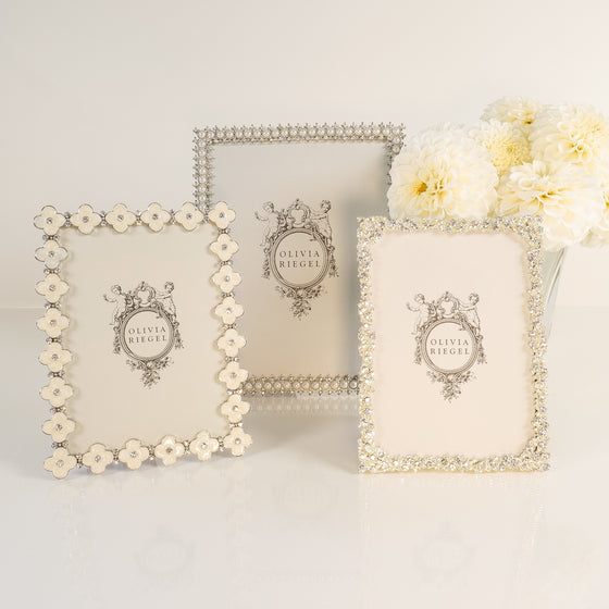 Enamel Clover Frame - OLIVIA RIEGEL®