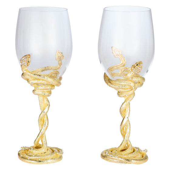Serpentina Wine Glass (Set of 2) - OLIVIA RIEGEL®