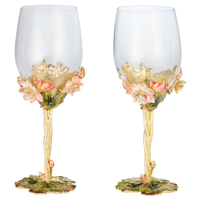 Lotus Wine Glass (Set of 2) - OLIVIA RIEGEL®