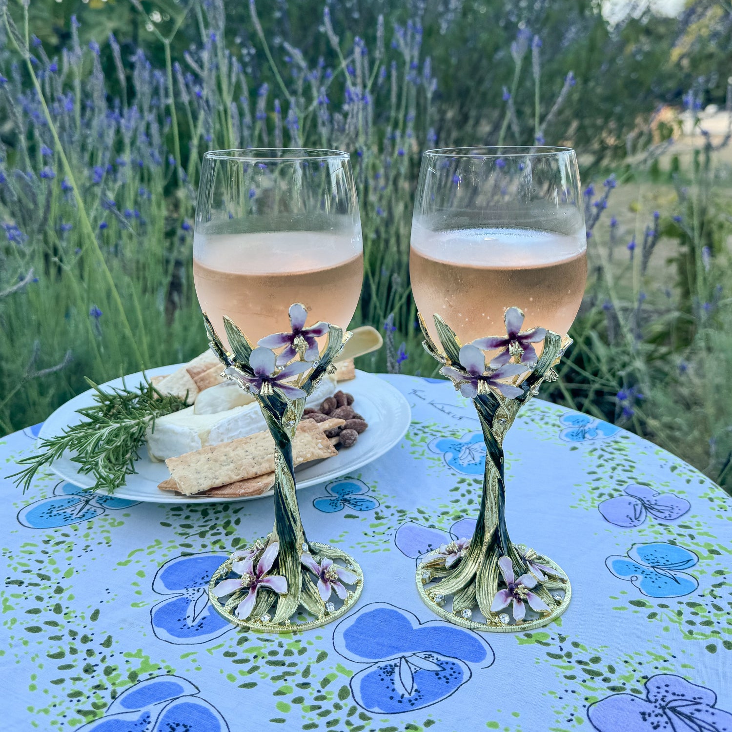 Orchid Delight Wine Glass (Set of 2) | OLIVIA RIEGEL®