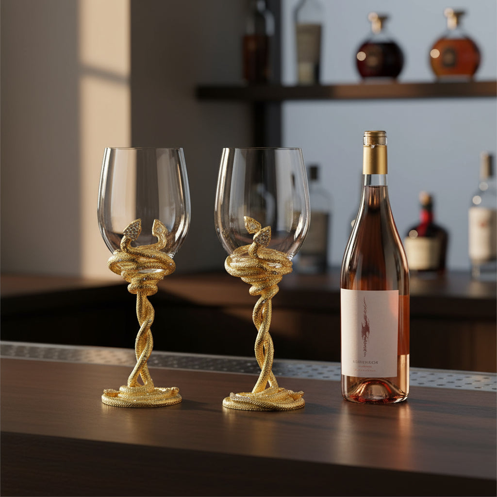 Serpentina Wine Glass (Set of 2) - OLIVIA RIEGEL®