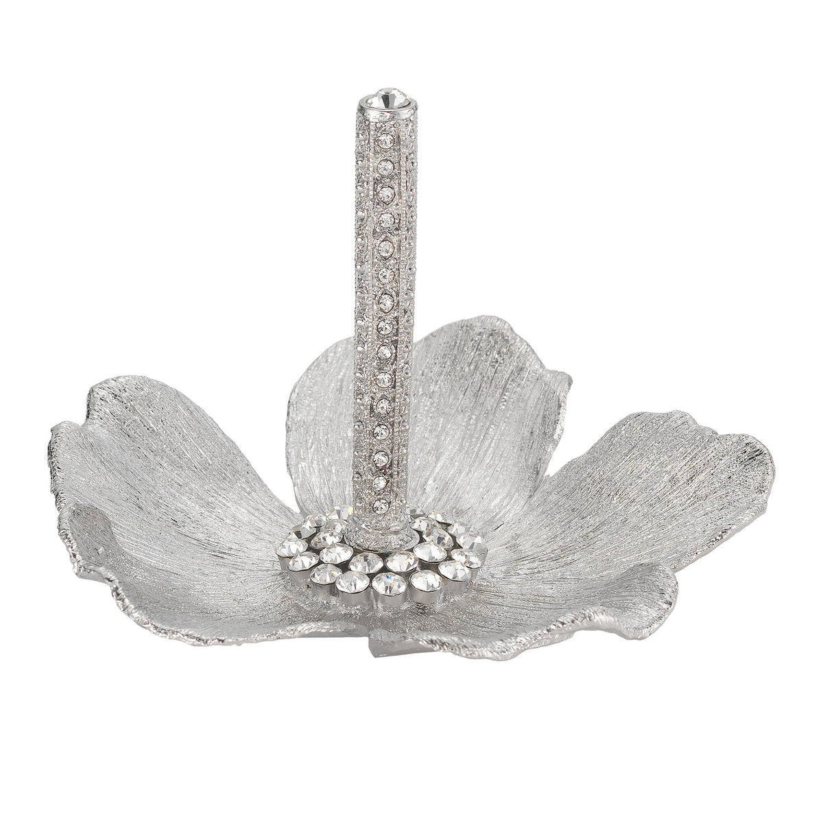 Silver Botanica Ring Holder .