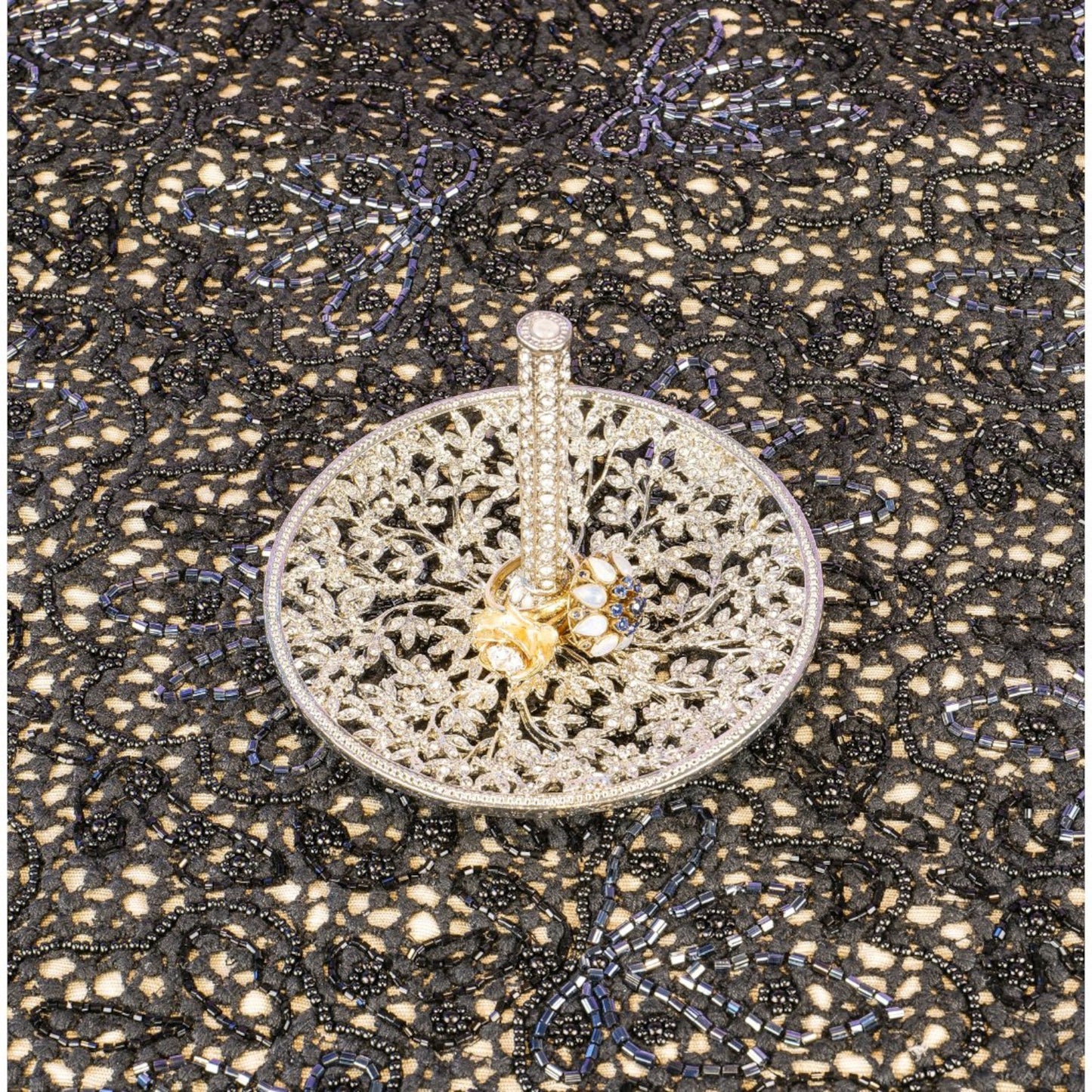 Isadora Ring Holder (Silver) - OLIVIA RIEGEL®