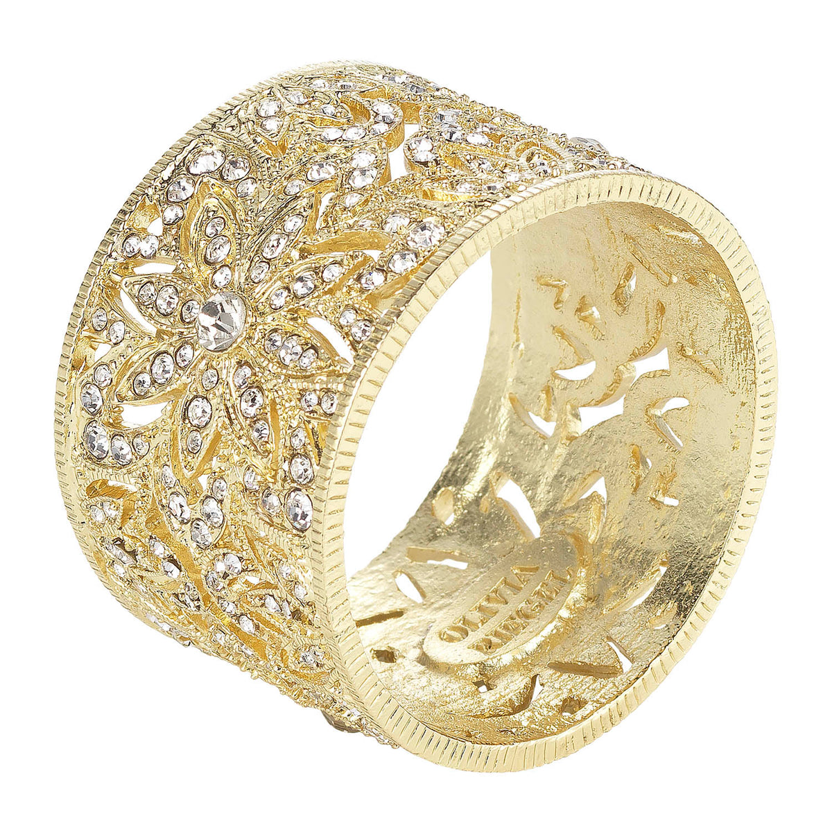 Gold Windsor Napkin Ring (Set of 4)