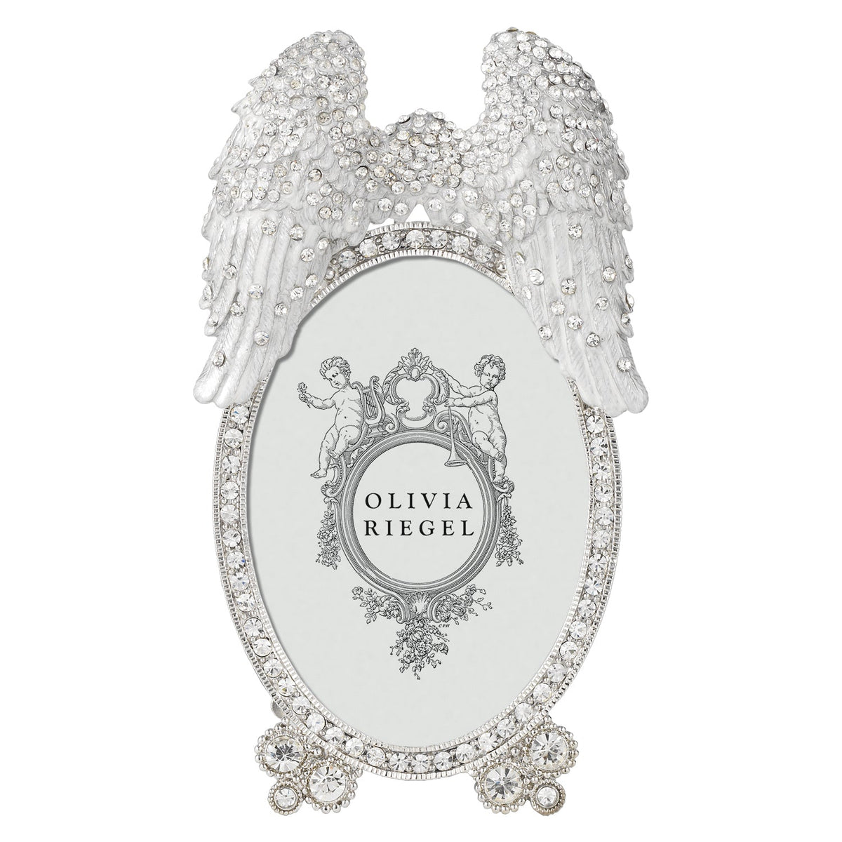 Silver Angel Wings 2.5 by 3.5 Frame.