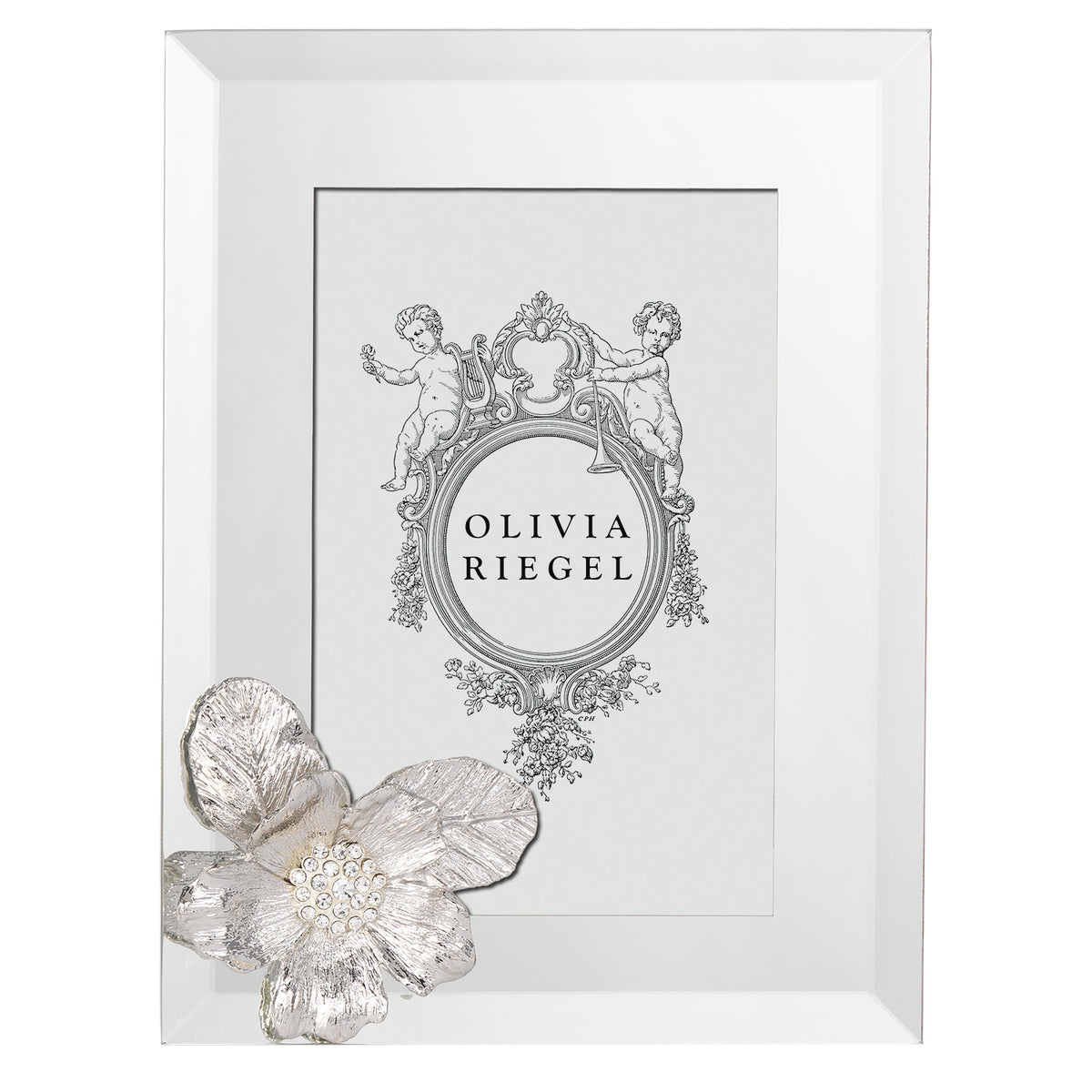 Silver Botanica 4 by 6 Frame 