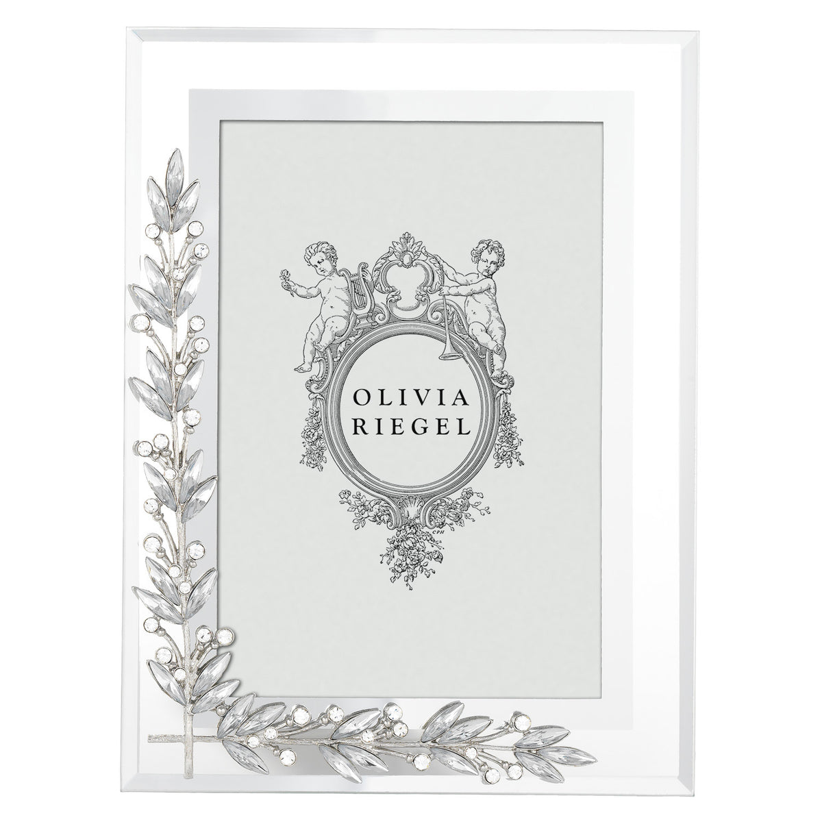 Silver Laurel 4 by 6 Frame