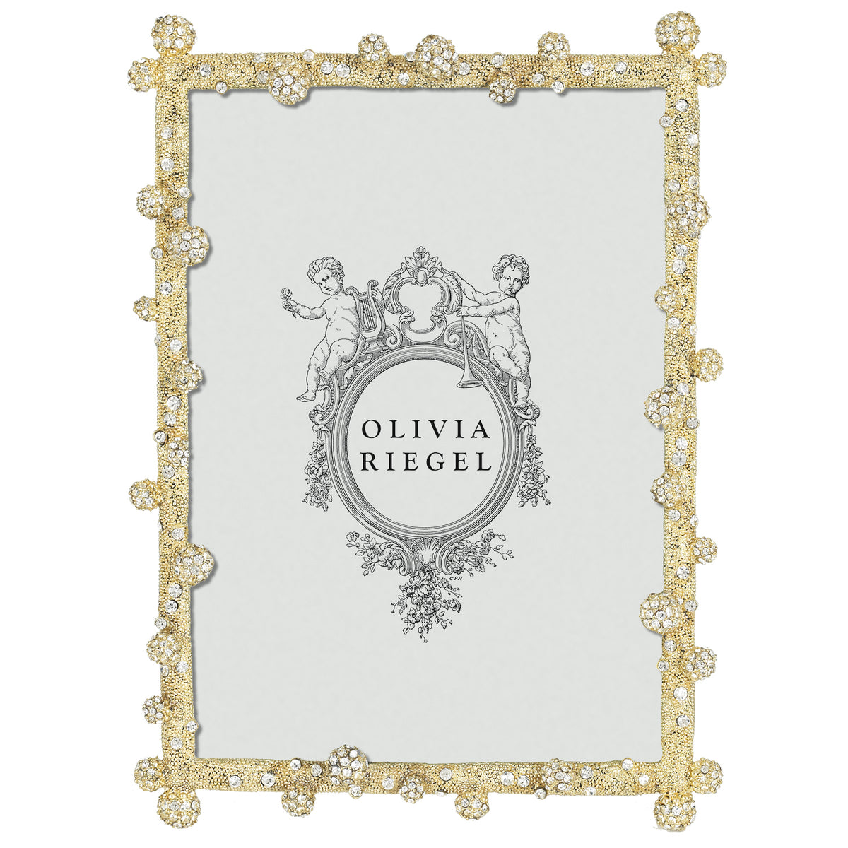 Gold Pavé Odyssey 5 by 7 Frame
