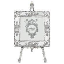  Deco Mirror 3.5" x 3.5" Frame on Easel - OLIVIA RIEGEL®