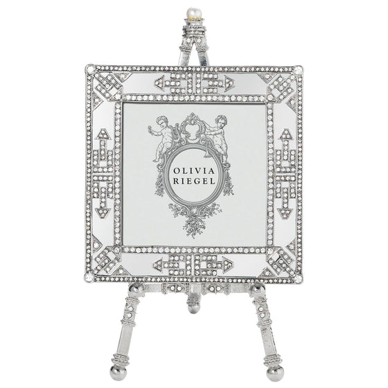 Deco Mirror 3.5" x 3.5" Frame on Easel - OLIVIA RIEGEL®