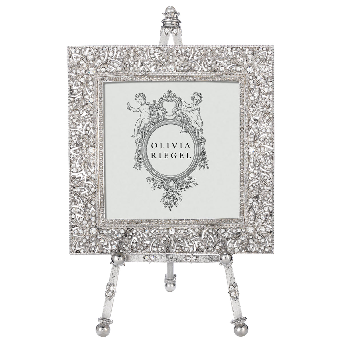 Silver Windsor 4 by 4 Frame on Easel