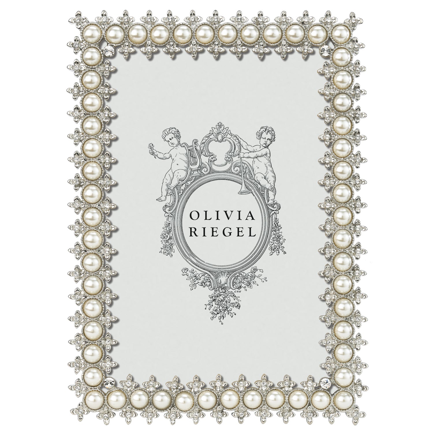 Crystal & Pearl Picture Frame | OLIVIA RIEGEL®